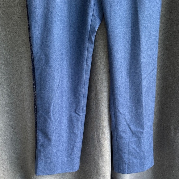 Women’s Blue Pants Billy Reid size 8 Pockets Zipper Business Casual - Picture 8 of 13